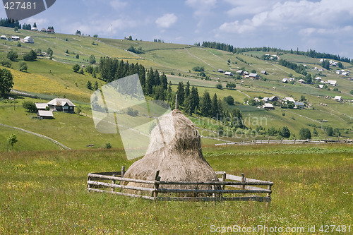 Image of Romanian mountain village