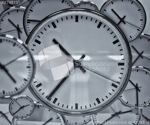 Image of Clock Background Abstract