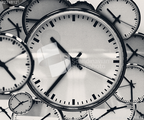 Image of Clock Background Abstract