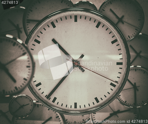 Image of Clock Background Abstract