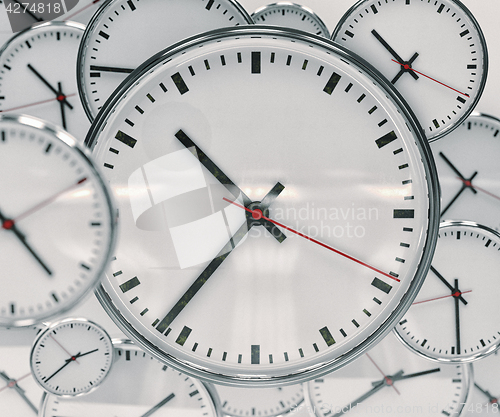 Image of Clock Background Abstract