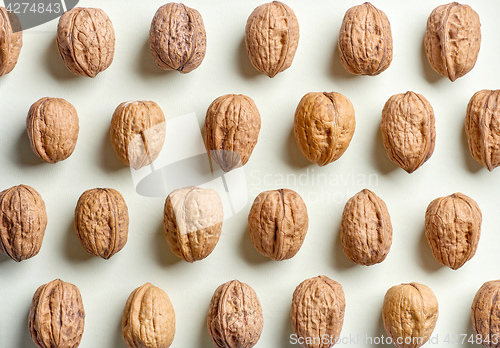 Image of pattern of walnuts