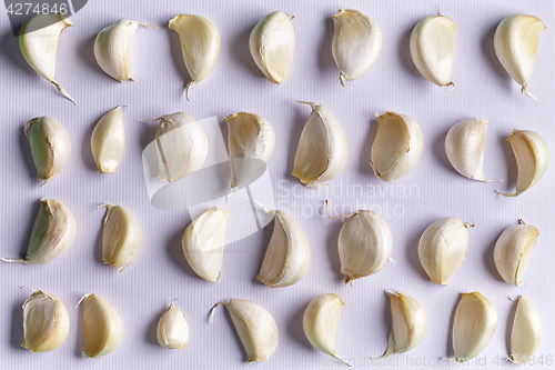 Image of pattern of garlic