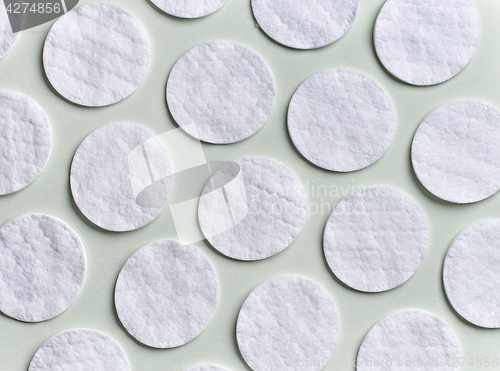 Image of pattern of cotton pads