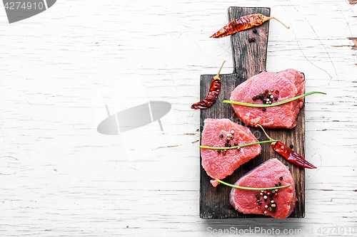 Image of Raw meat beef