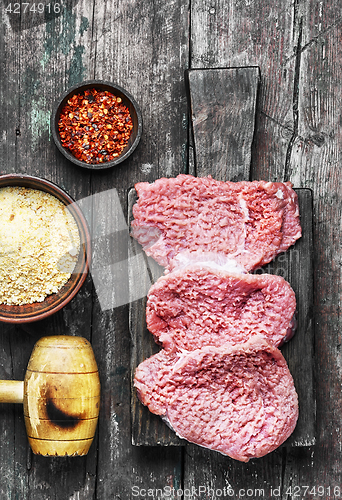 Image of Raw steak for steak