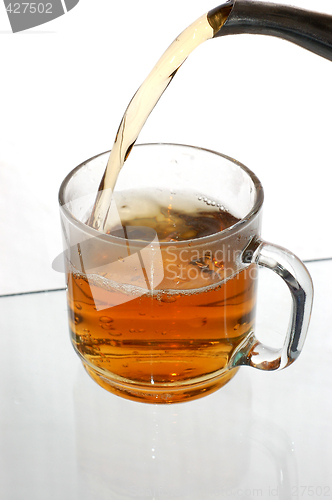 Image of Transparent cup of tea