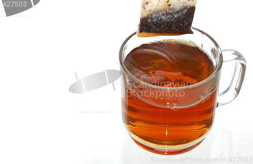 Image of Transparent cup of tea