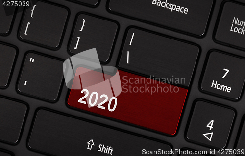 Image of Text 2020 button