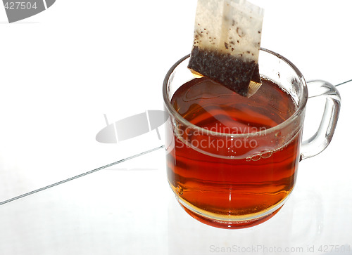 Image of Transparent cup of tea