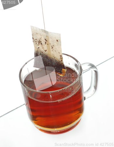 Image of Transparent cup of tea