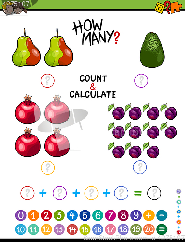 Image of educational mathematical worksheet