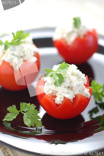 Image of Tomatoes Stuffed with Feta