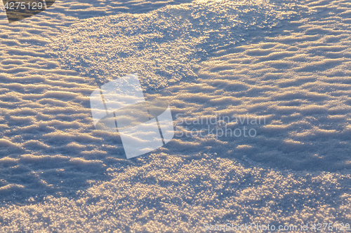 Image of snow covered surface
