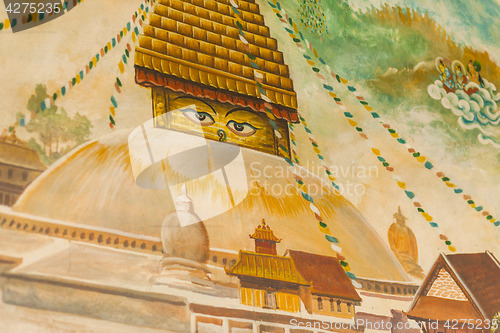 Image of Buddhist temple details