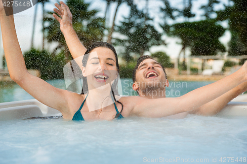 Image of Having fun in jacuzzi