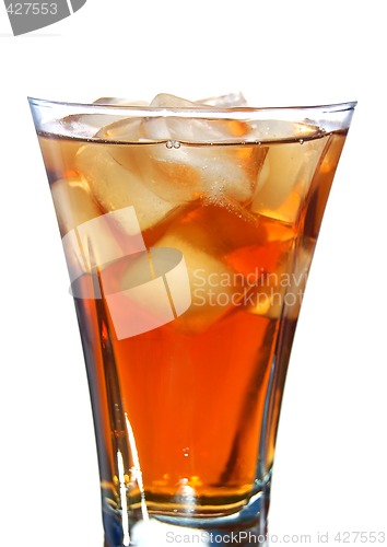 Image of ice filled soft drink