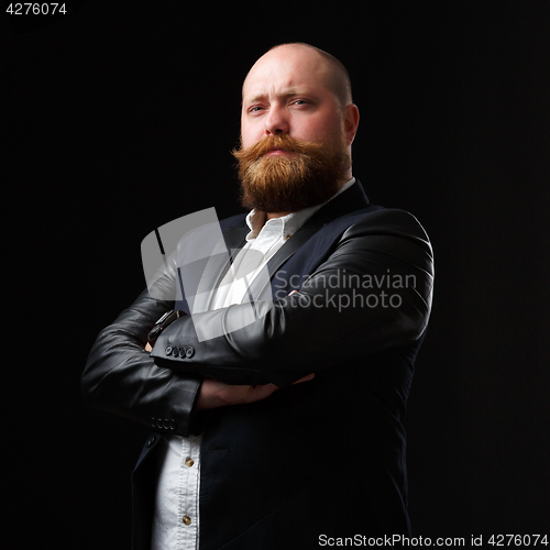 Image of Stately man with ginger beard