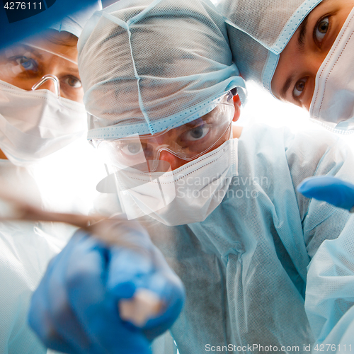 Image of Photos from below of doctors