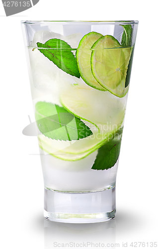 Image of Lime mojito in glass