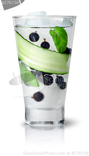 Image of Cucumber currant lemonade with mint