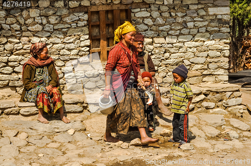 Image of Family in Nepal