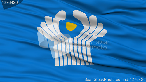 Image of Closeup CIS Flag