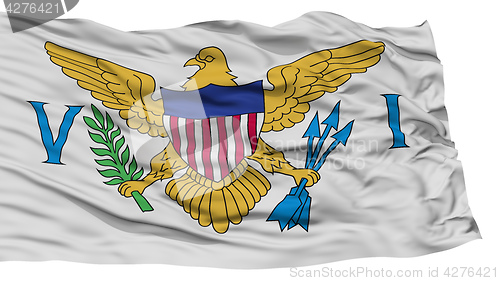 Image of Isolated United States Virgin Islands Flag, USA state