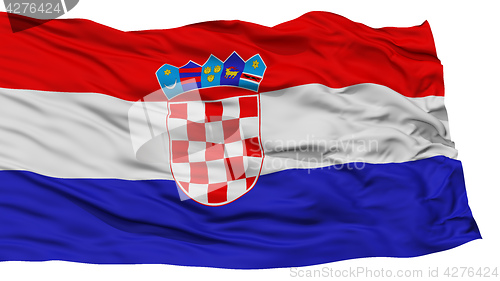 Image of Isolated Croatia Flag