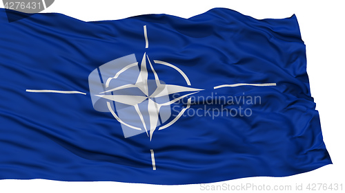 Image of Isolated NATO Flag