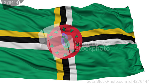 Image of Isolated Dominica Flag