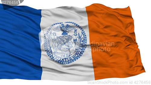 Image of Isolated New York City Flag, United States of America