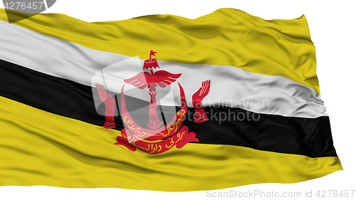 Image of Isolated Bandar Seri Begawan City Flag