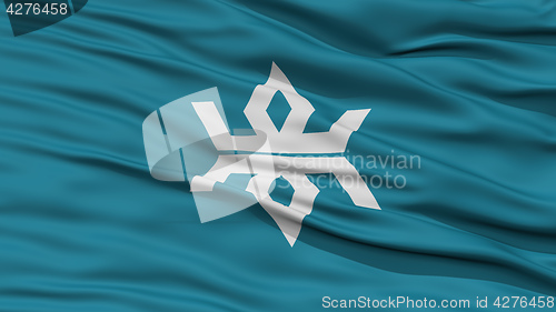 Image of Closeup Iwate Japan Prefecture Flag