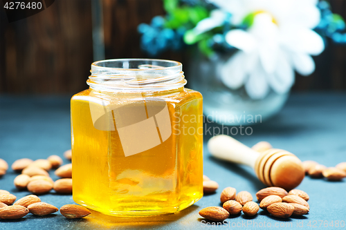 Image of honey with nuts