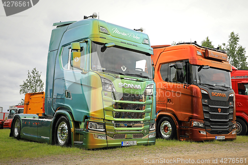 Image of Two Next Generation Scania S580 Trucks of Martin Pakos