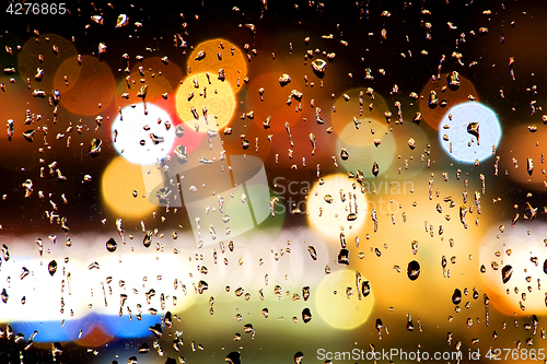 Image of Drops on window