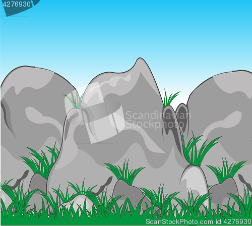 Image of Mountains from stone