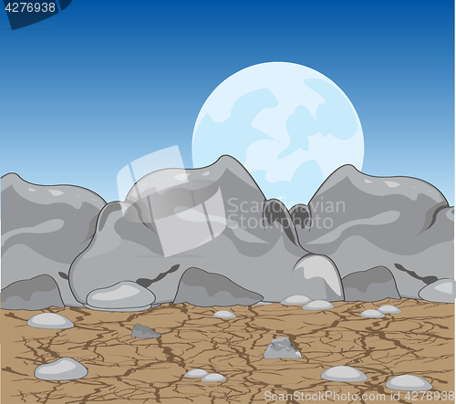 Image of Night in desert