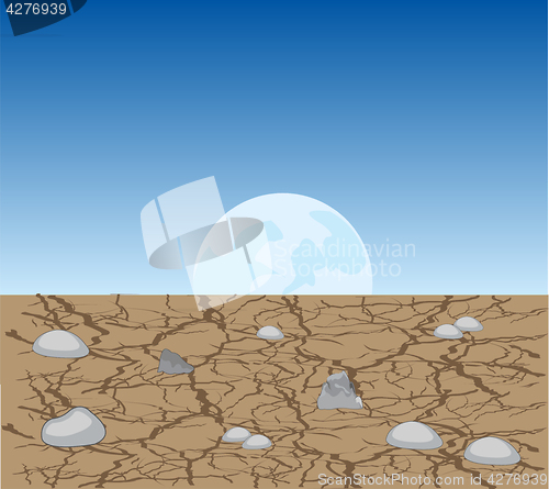 Image of Desert and stone