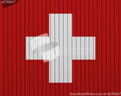 Image of Textured flag of Switzerland in nice colors