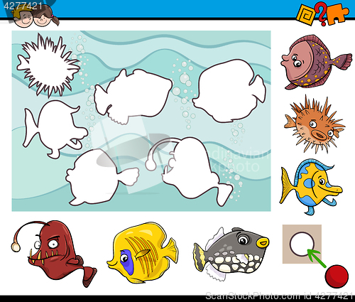 Image of educational activity with fish