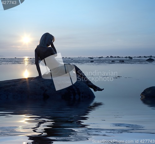 Image of blue summer