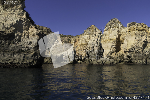 Image of Cliff Line of Lagos, Algarve, Portugal