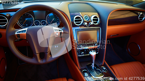 Image of Luxury car Interior