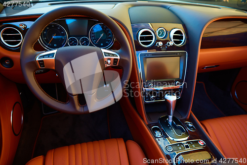 Image of Luxury car Interior