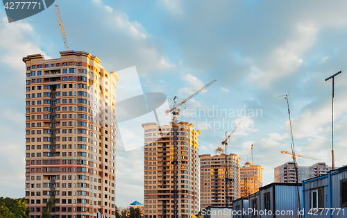 Image of Construction Site Of Residental District