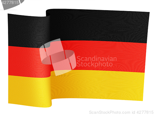 Image of illustration of German flag