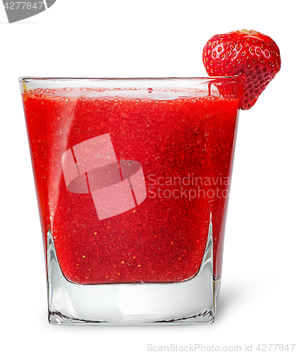 Image of Strawberry smoothie in glass