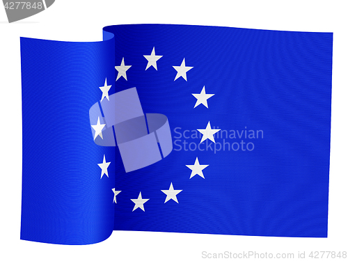 Image of illustration of EU flag